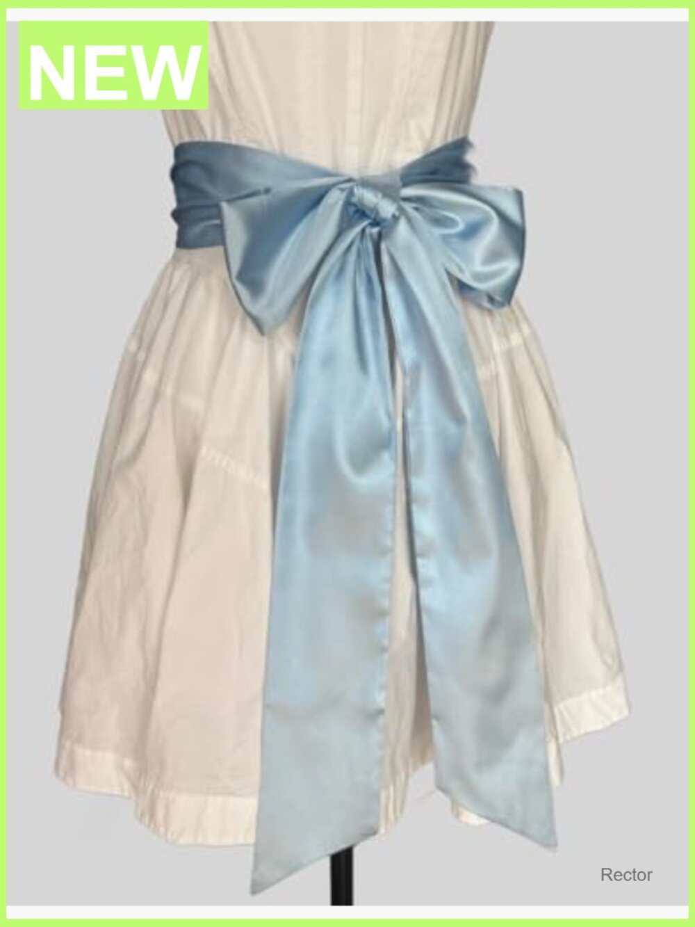 Wide Satin Bow Sash Belt Long Solid Color Wedding Hair Bow Sash - Picture 5 of 5